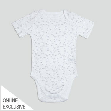 Unisex Short-Sleeved Bodysuit (3-14 Years)